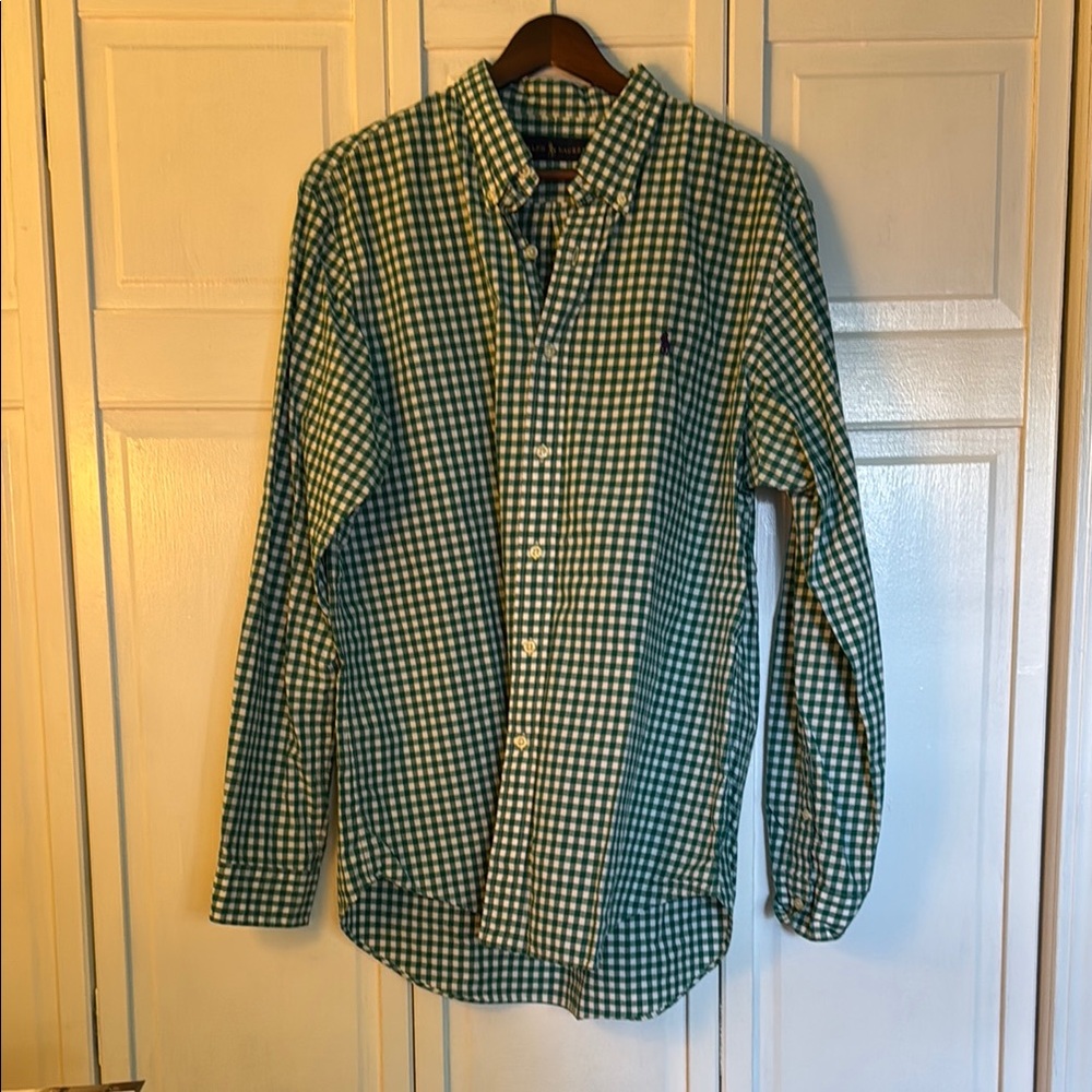 Men's Green Checkered Shirt
